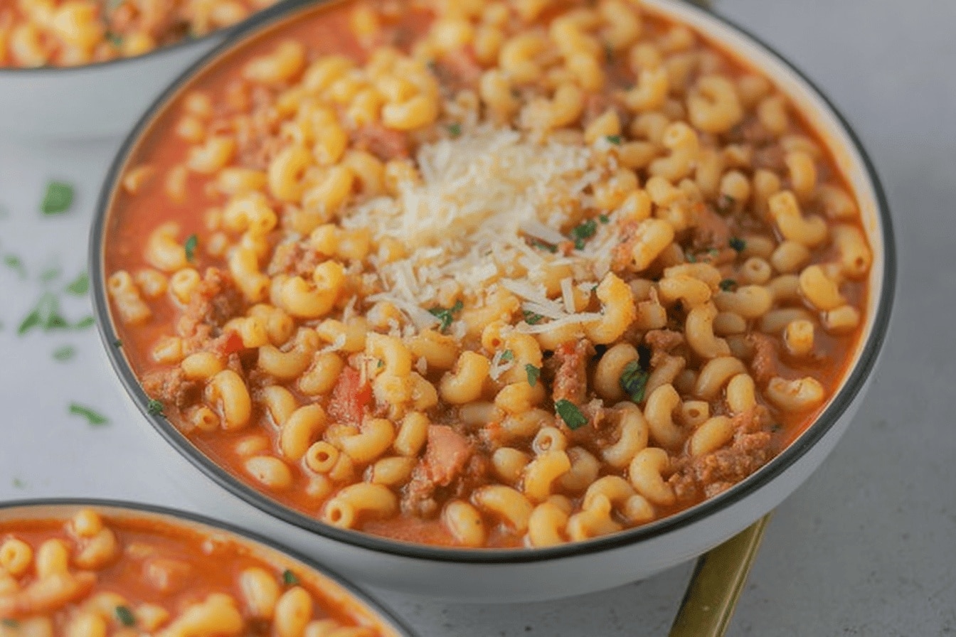 pasta fagioli soup recipe photo