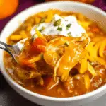 Pumpkin chicken chili dinner recipe photo