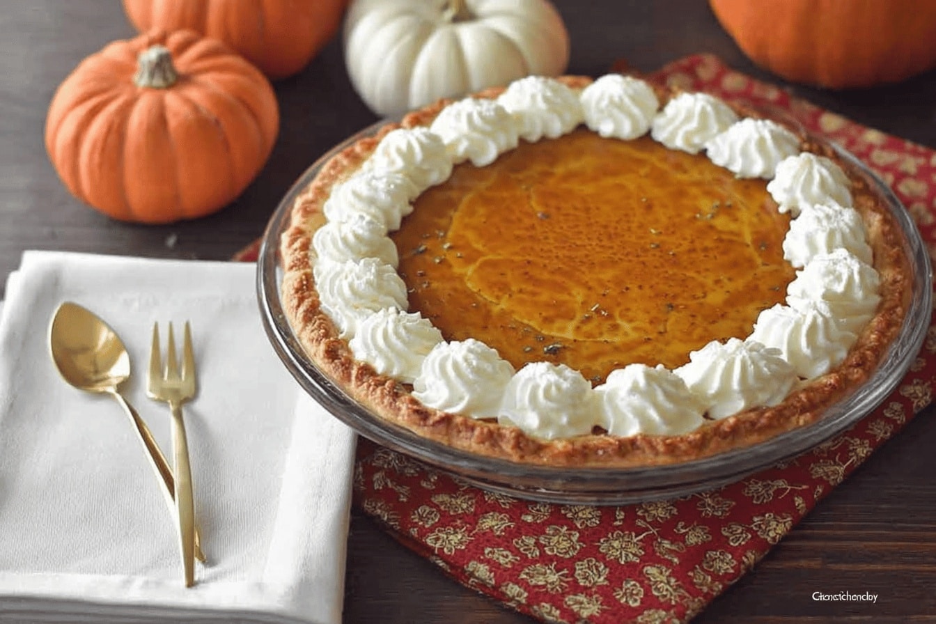 pumpkin pie dessert recipe photo