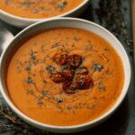 roasted garlic tomato soup soup recipe photo