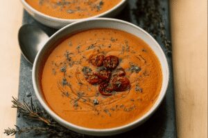 roasted garlic tomato soup soup recipe photo