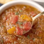 stuffed pepper soup dinner recipe photo