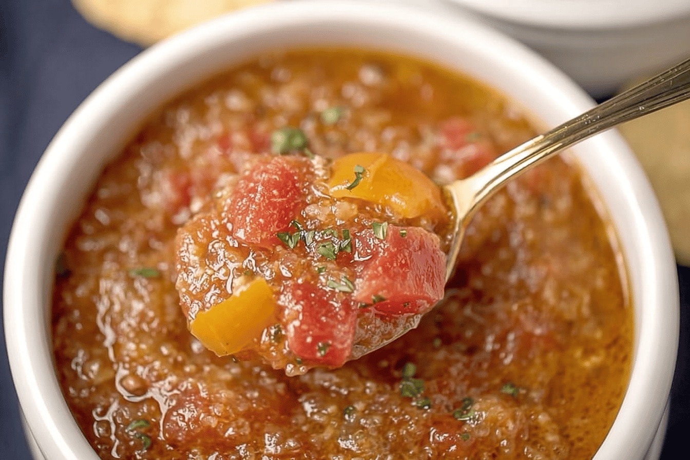 stuffed pepper soup dinner recipe photo