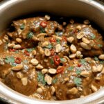 thai peanut chicken dinner recipe photo