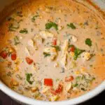 white chicken chili dinner recipe photo