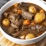 beef brisket stew dinner recipe photo