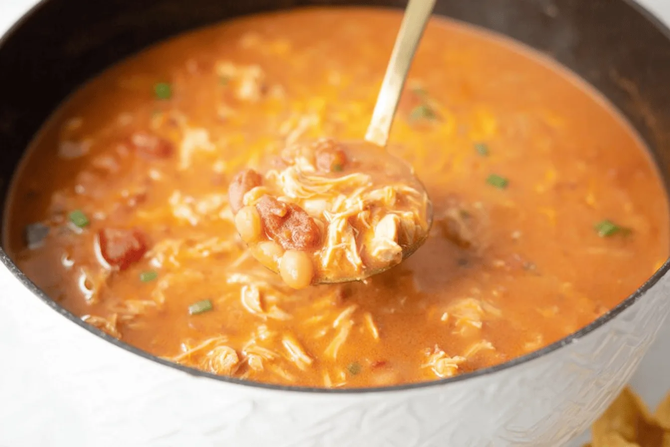 buffalo chicken chili dinner recipe photo