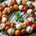 caprese wreath appetizer recipe photo
