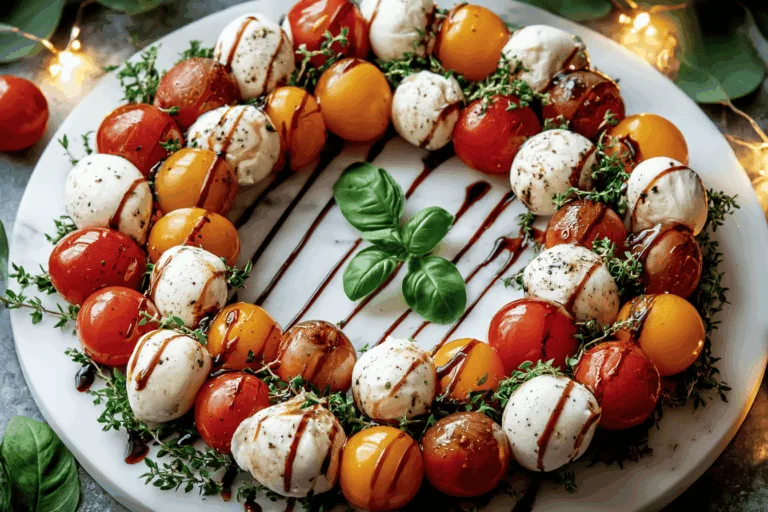 caprese wreath appetizer recipe photo