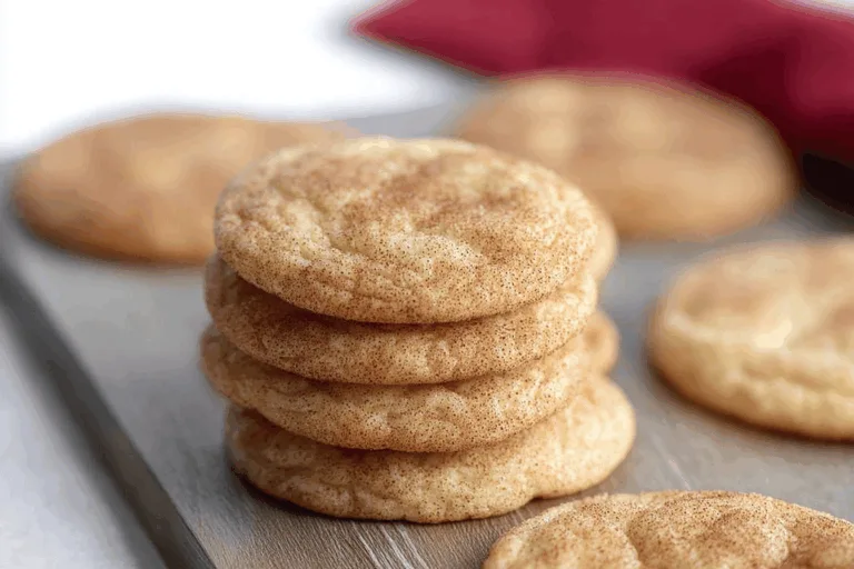 chewy snickerdoodle cookies dessert recipe photo