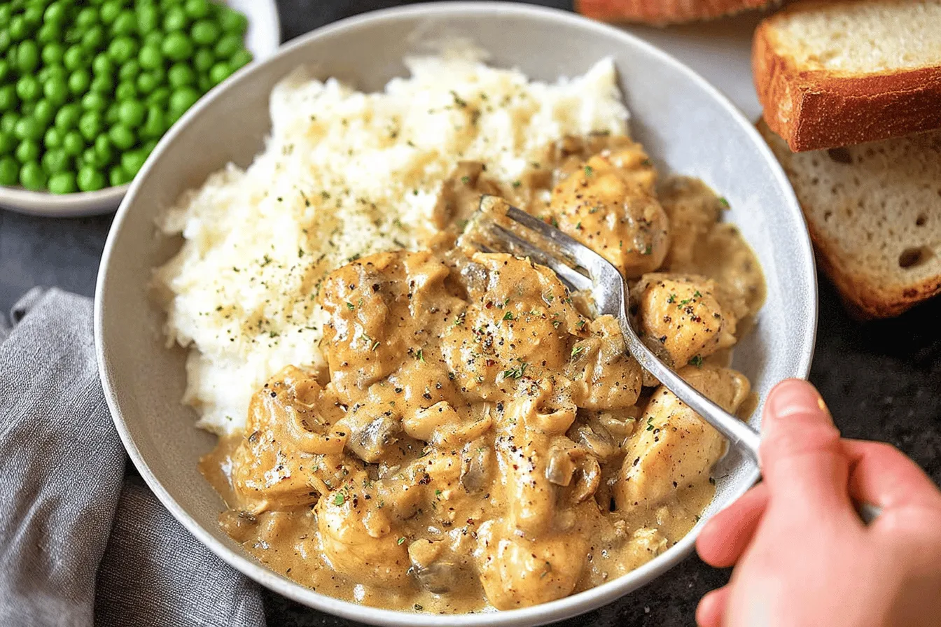 chicken gravy stovetop dinner recipe photo