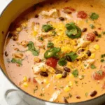 chicken taco soup dinner recipe photo