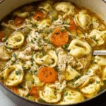 chicken tortellini soup dinner recipe photo
