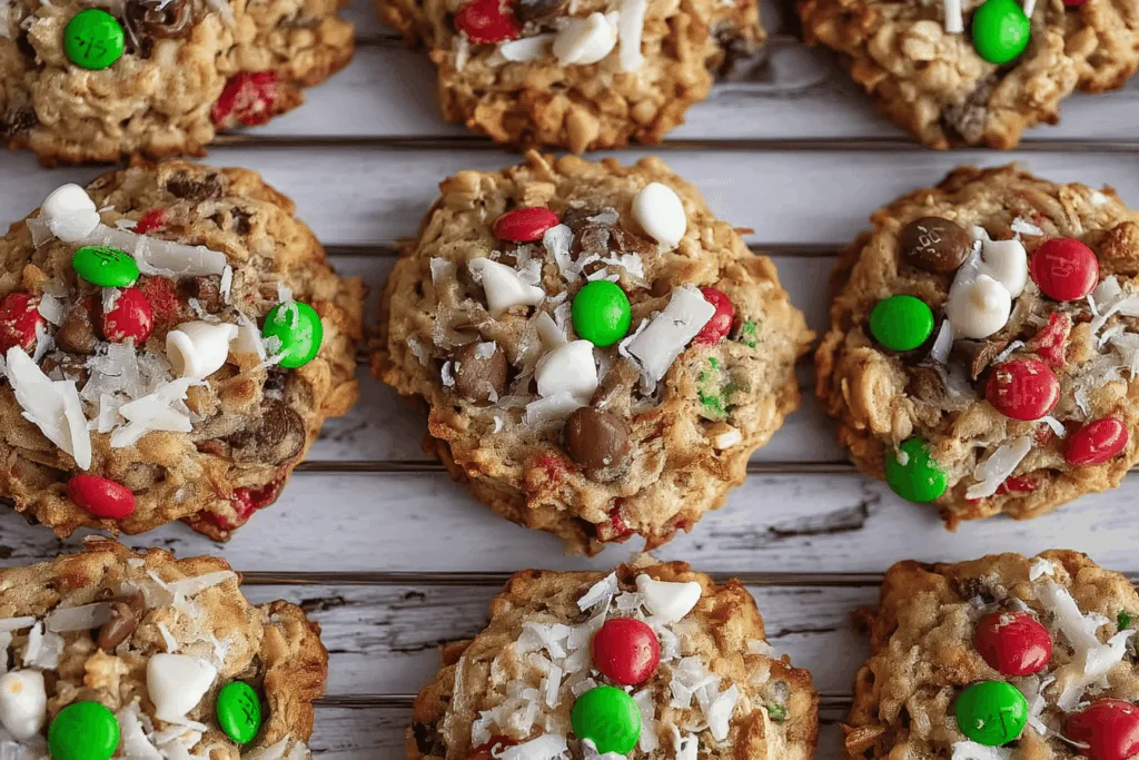 christmas cowboy cookies snack recipe photo