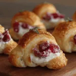 cranberry cream cheese crescent bites snack recipe photo