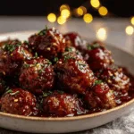 cranberry meatball dinner recipe photo