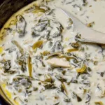 crock pot chicken spinach artichoke soup lunch recipe photo