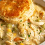 crockpot chicken pot pie dinner recipe photo