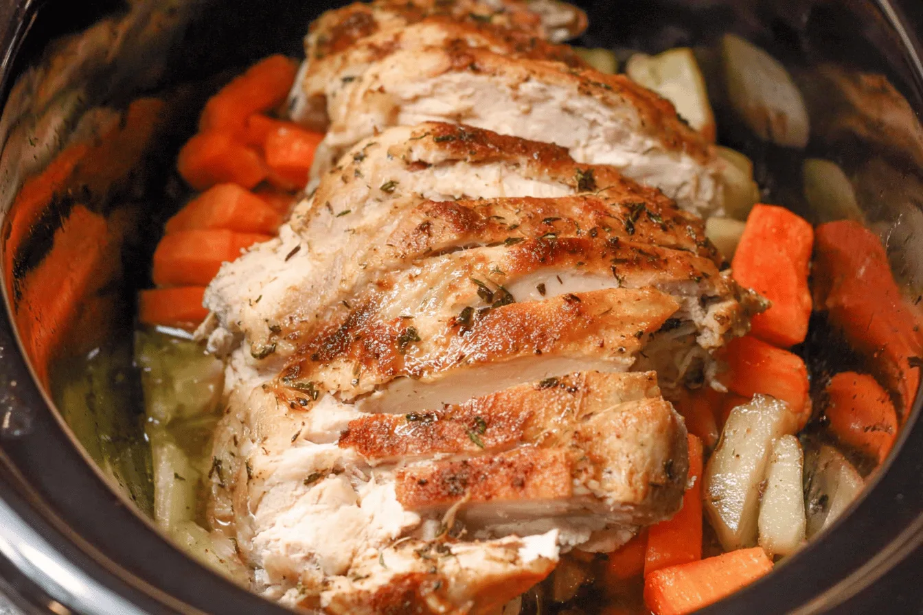 crockpot turkey breast dinner recipe photo