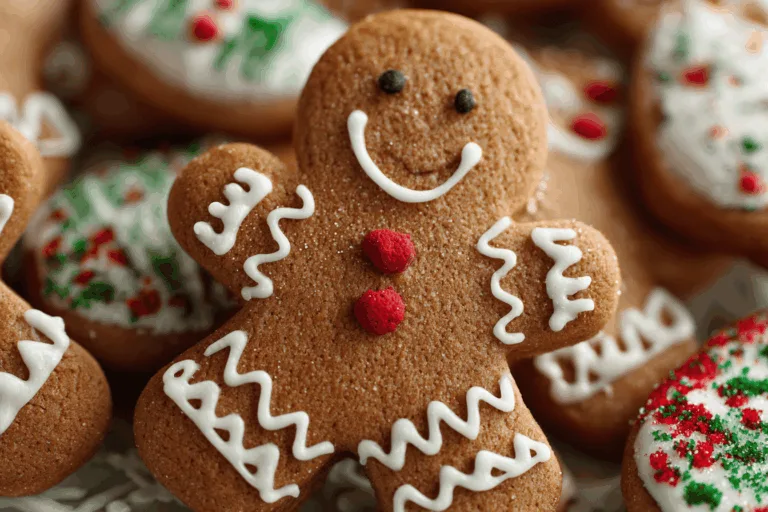 gingerbread man sugar cookie snack recipe photo