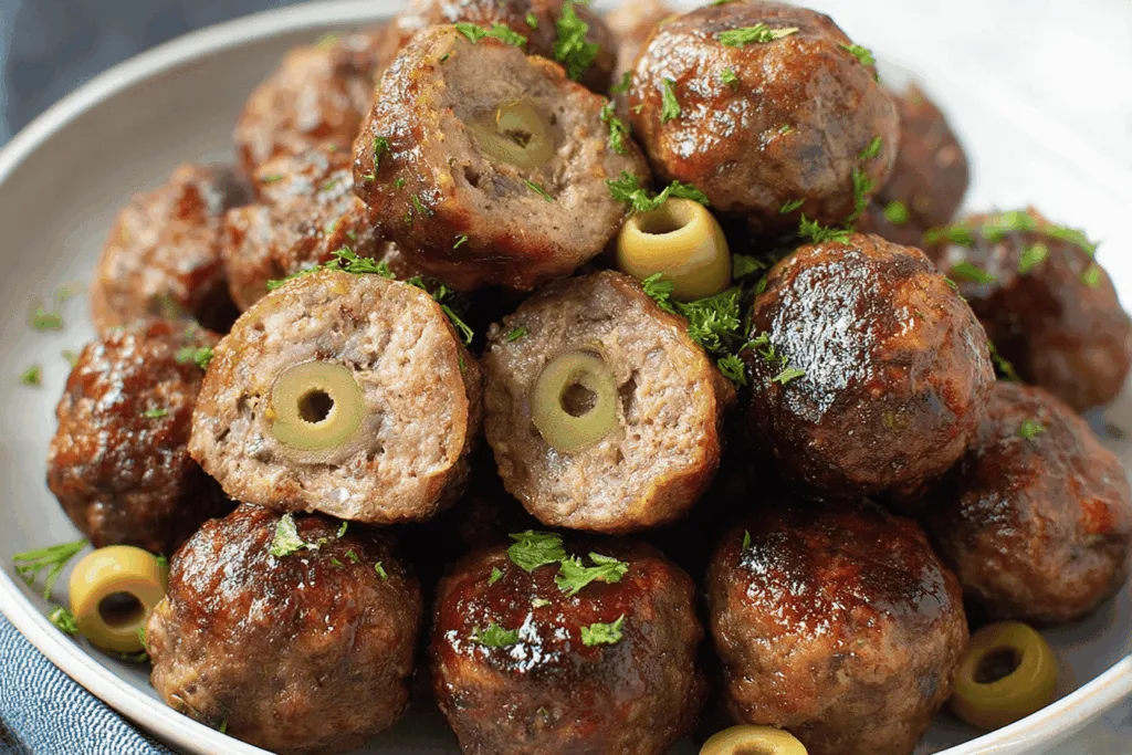gluten free stuffed meatballs Dinner recipe photo