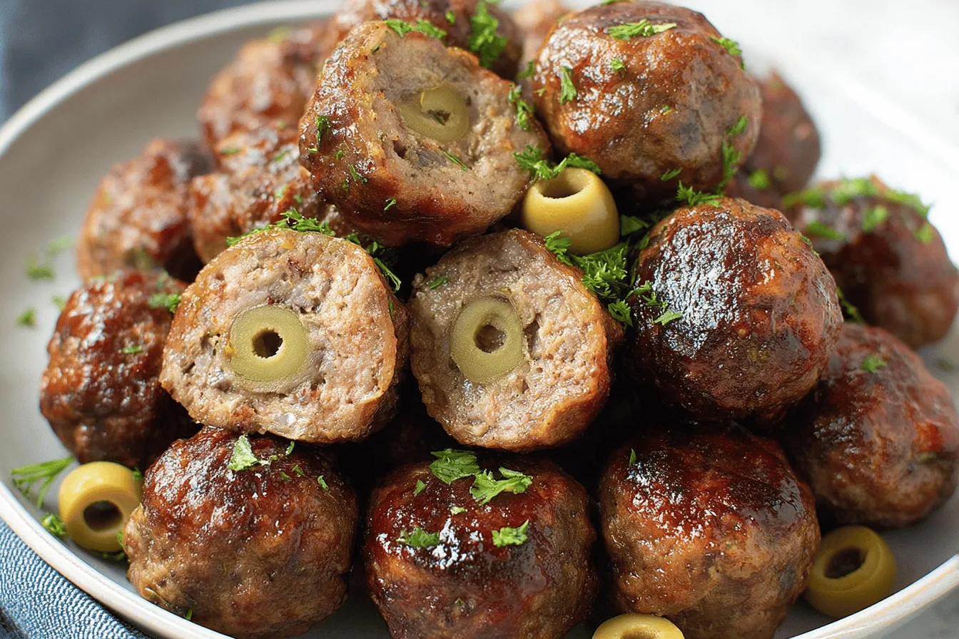 gluten free stuffed meatballs Dinner recipe photo