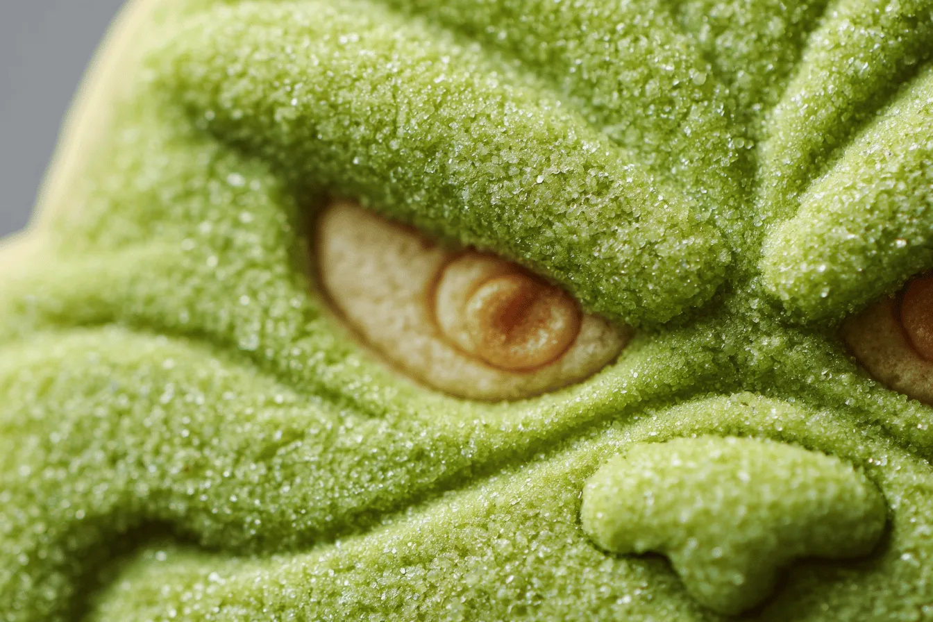 grinch sugar cookie snack recipe photo
