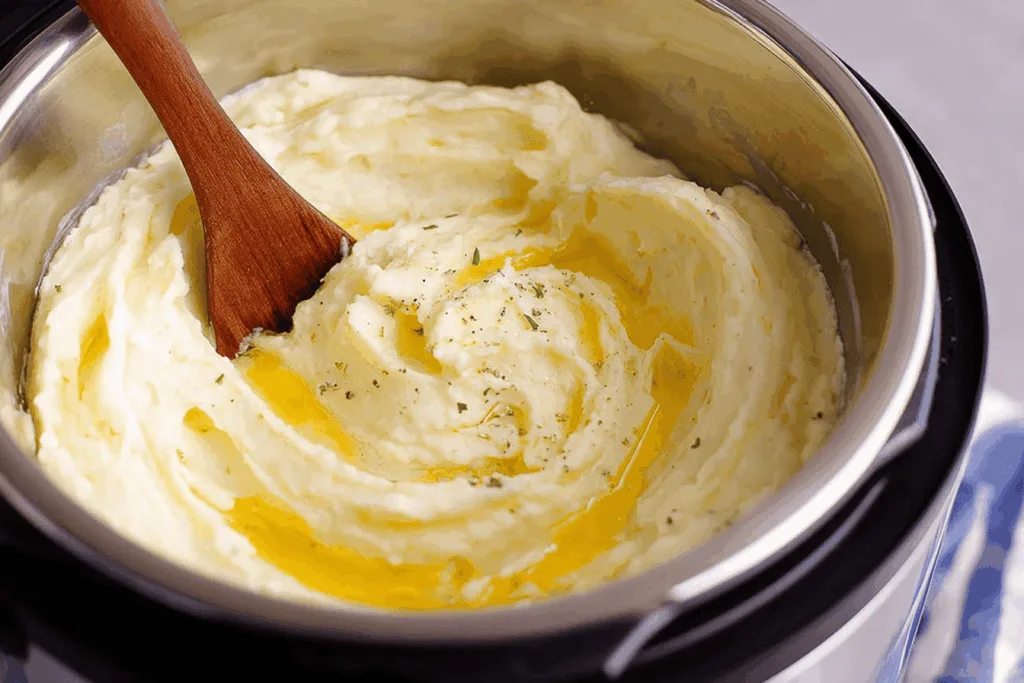 instant pot mashed potatoes side dish recipe photo