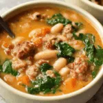 italian sausage white bean soup soup recipe photo