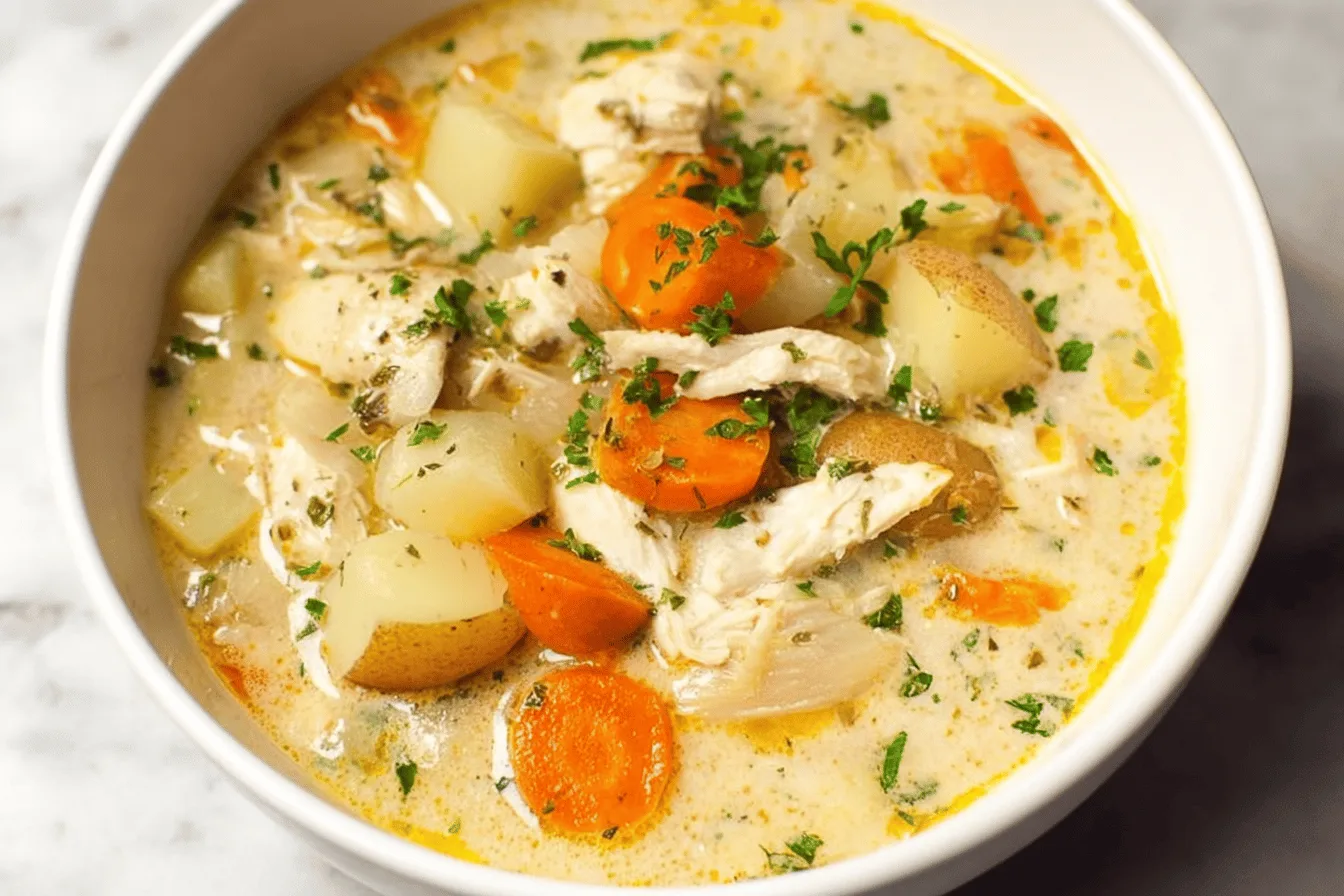 leftover turkey soup dinner recipe photo