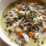 leftover turkey wild rice soup dinner recipe photo