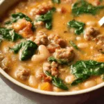 lemon chicken orzo soup dinner recipe photo