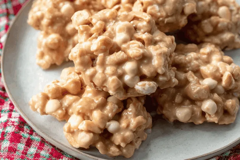 no bake christmas crunch cookies dessert recipe photo