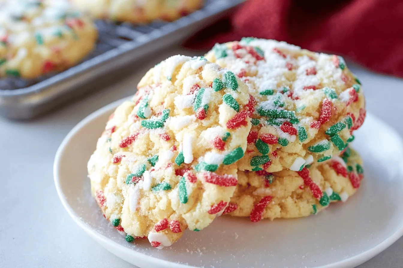 ooey gooey butter cookie dessert recipe photo