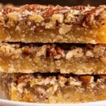 pecan pie bars dessert recipe photo