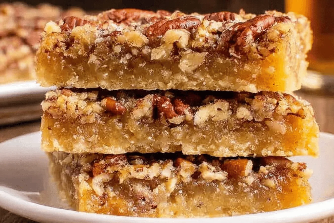 pecan pie bars dessert recipe photo