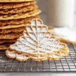 pizzelle cookies dessert recipe photo