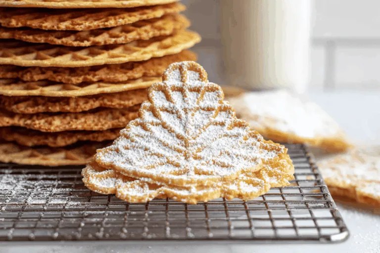 pizzelle cookies dessert recipe photo