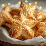 puff pastry star snack recipe photo