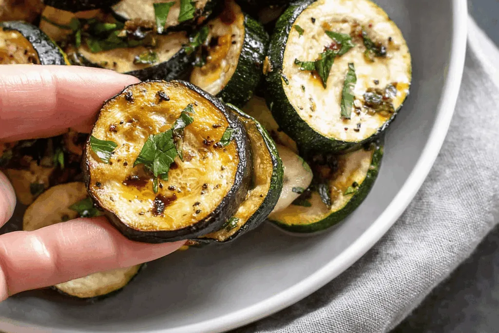 roasted zucchini antipasti side dish recipe photo