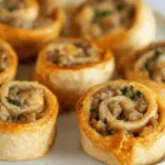 sausage pinwheels breakfast recipe photo