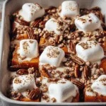 sweet potato marshmallow pecan bites side dish recipe photo