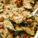 zucchini casserole dinner recipe photo