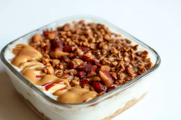 apple pie protein yogurt bowl breakfast recipe photo