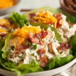 bacon ranch chicken salad cheddar lunch recipe photo