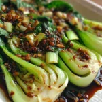 bok choy garlic soy sauce side dish recipe photo