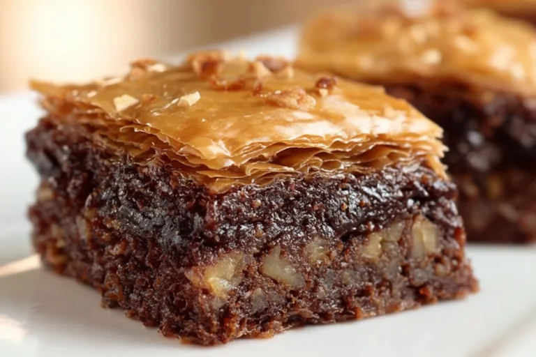 brownie baklava dessert recipe photo