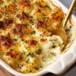 cauliflower gratin dinner recipe photo
