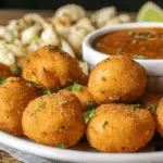 cheesy grits fritters appetizer recipe photo