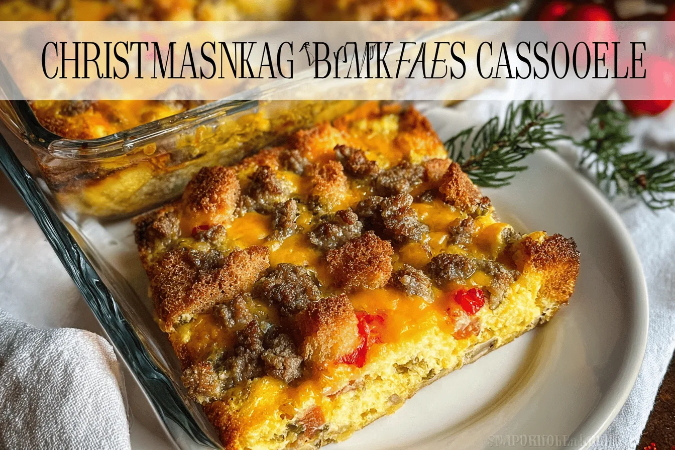 christmas breakfast casserole breakfast recipe photo